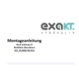Operating Instructions for hydraulic power units - Standard Montageanleitung